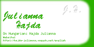 julianna hajda business card